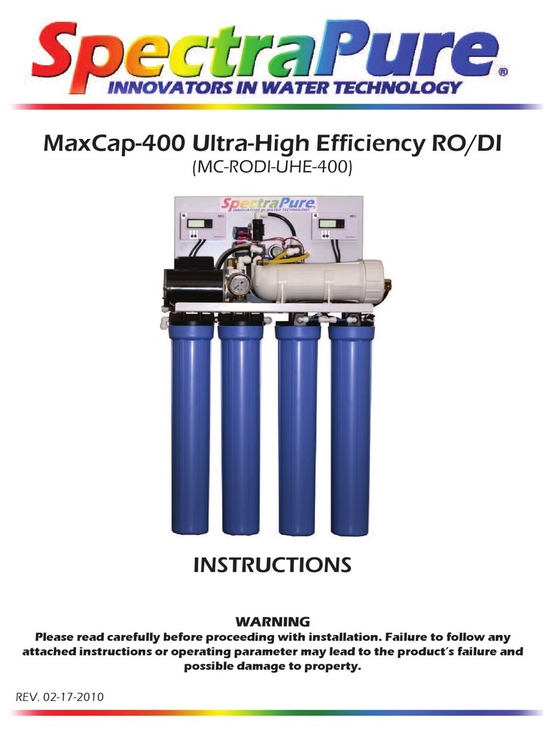 SpectraPure MC-RODI-UHE-400 instructions