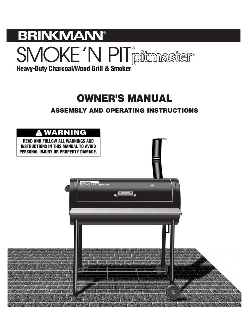 Brinkmann Smoke'N Pit pitmaster User manual Brinkmann Smoke'N Pit pitmaster User manual
