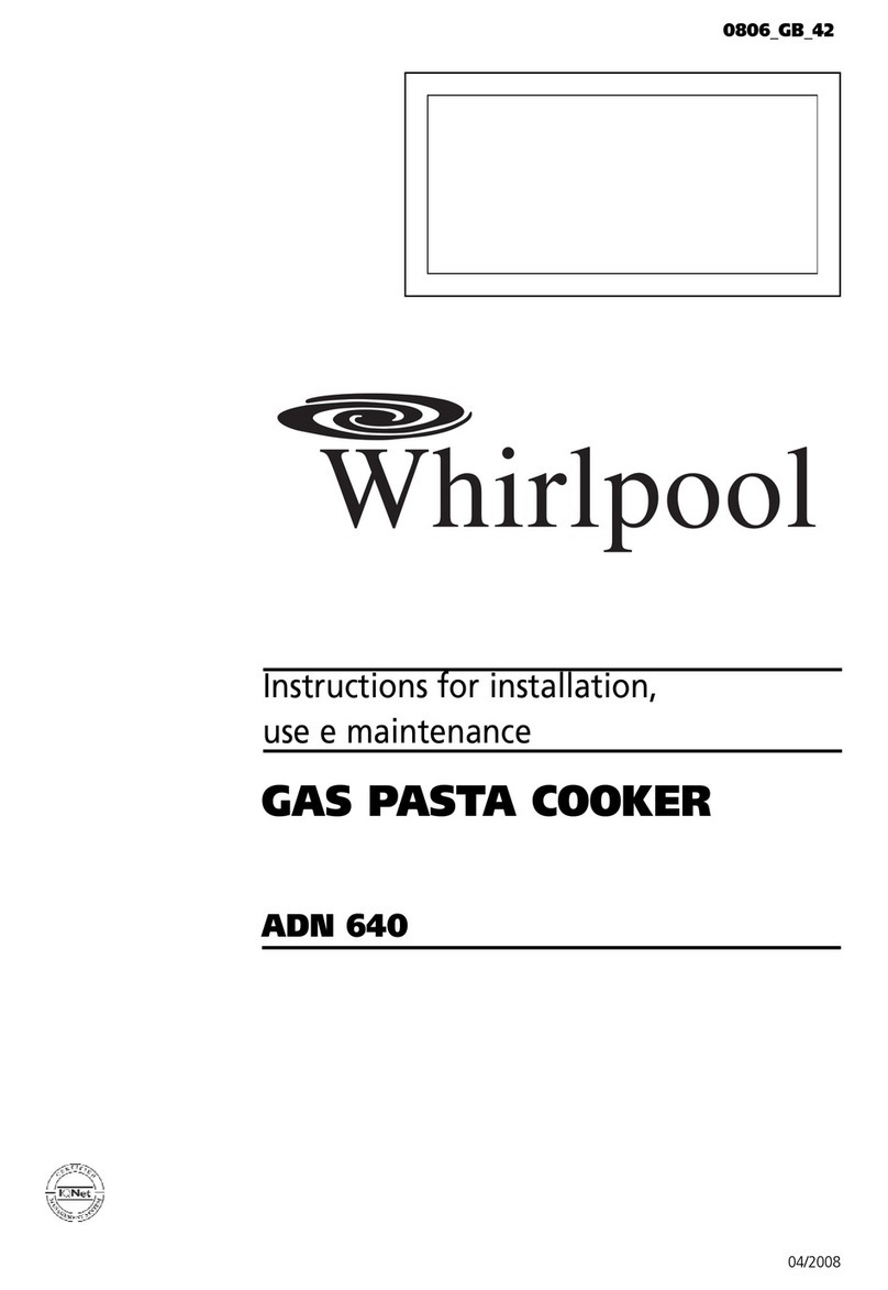 Whirlpool ADN 640 Instructions for installation, use e maintenance