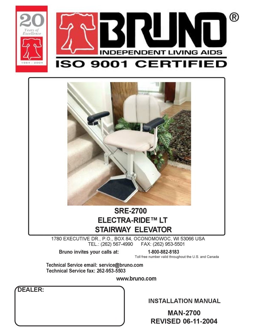 Bruno SRE-2700 installation manual