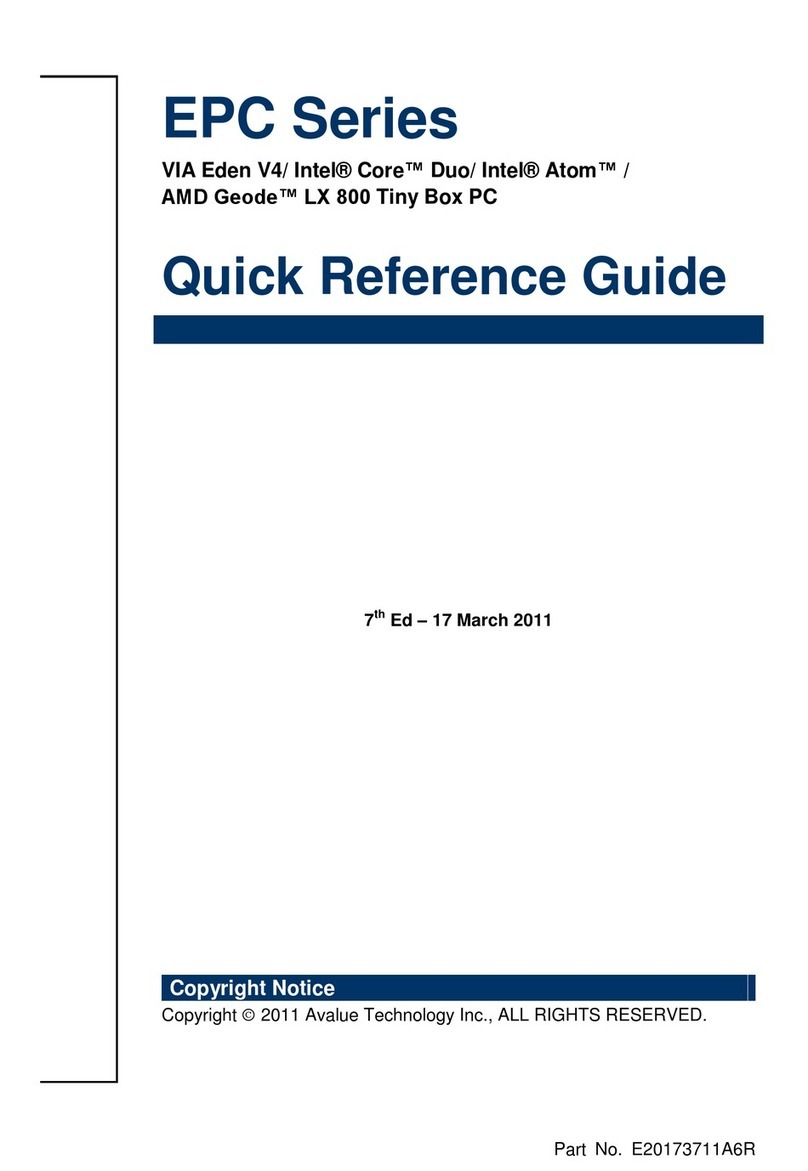 Avalue Technology LX800 User manual