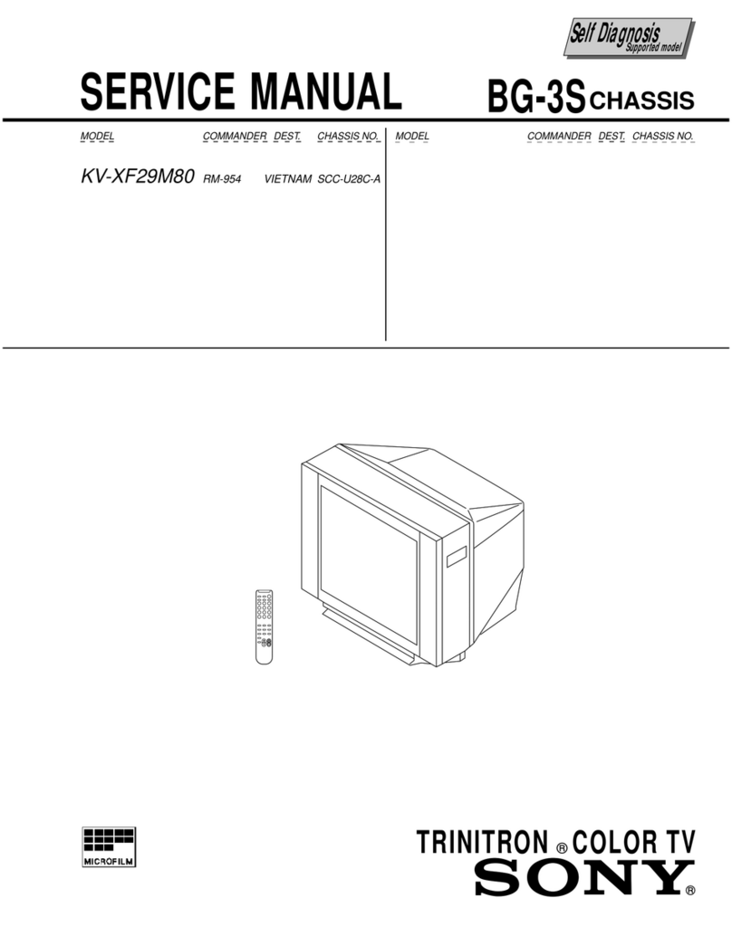 Sony Trinitron KV-XF29M80 User manual