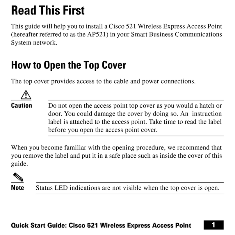 Cisco Aironet 521 User manual