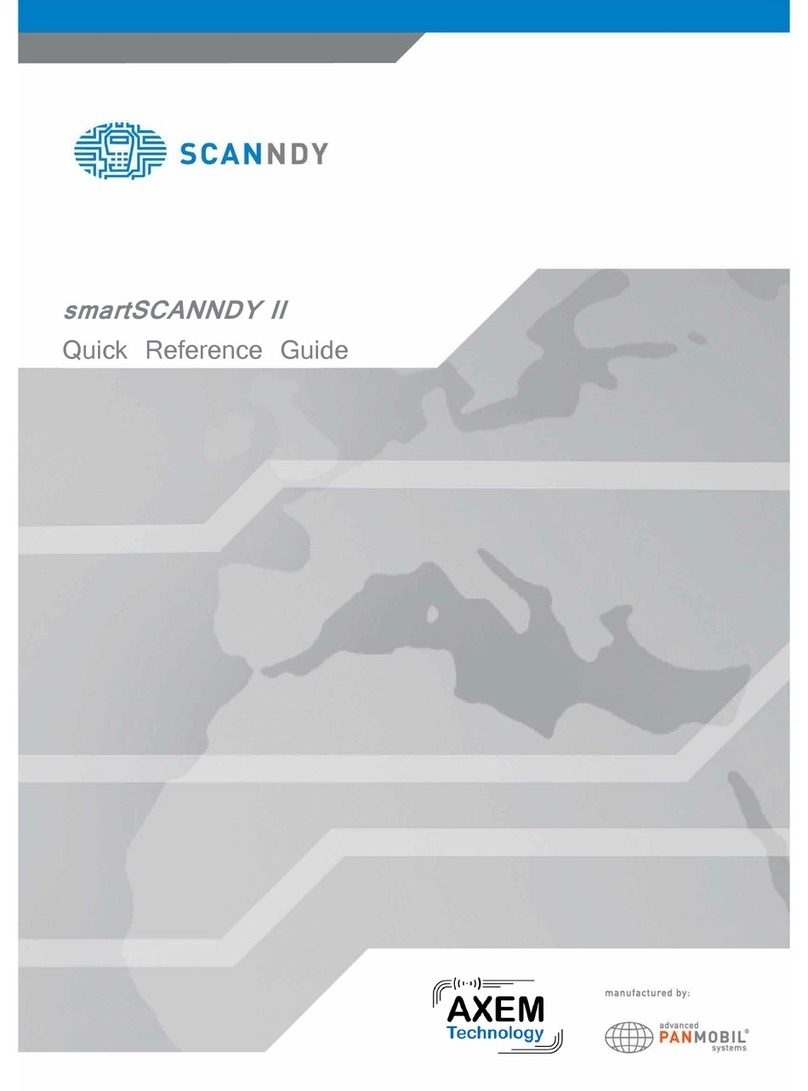 Scanndy smartSCANNDY II Quick reference guide