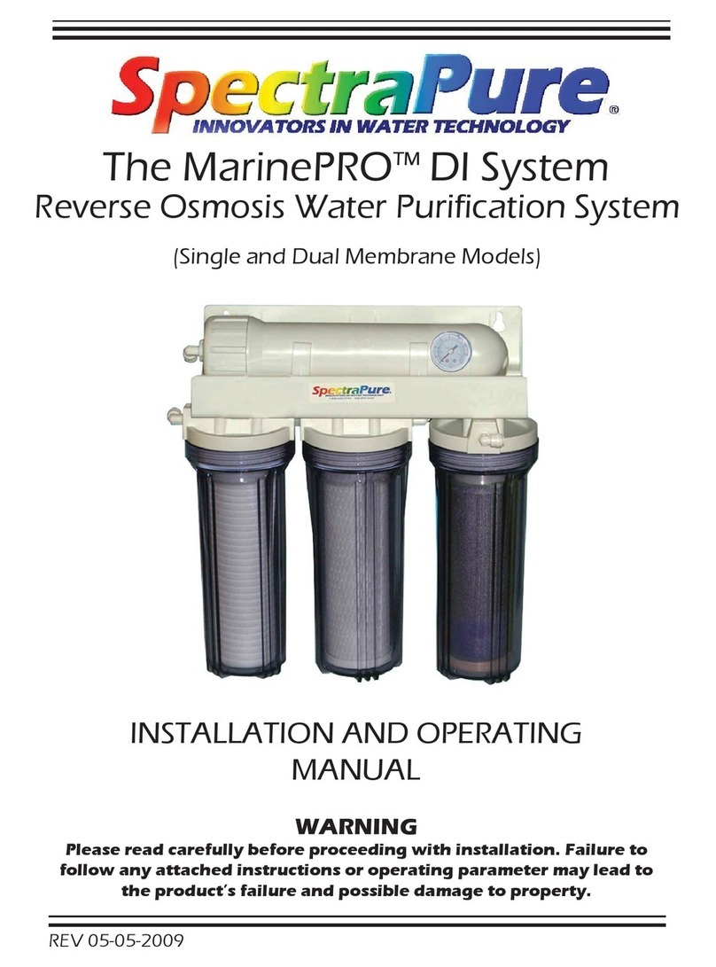 SpectraPure MarinePRO DI System Installation and operating manual