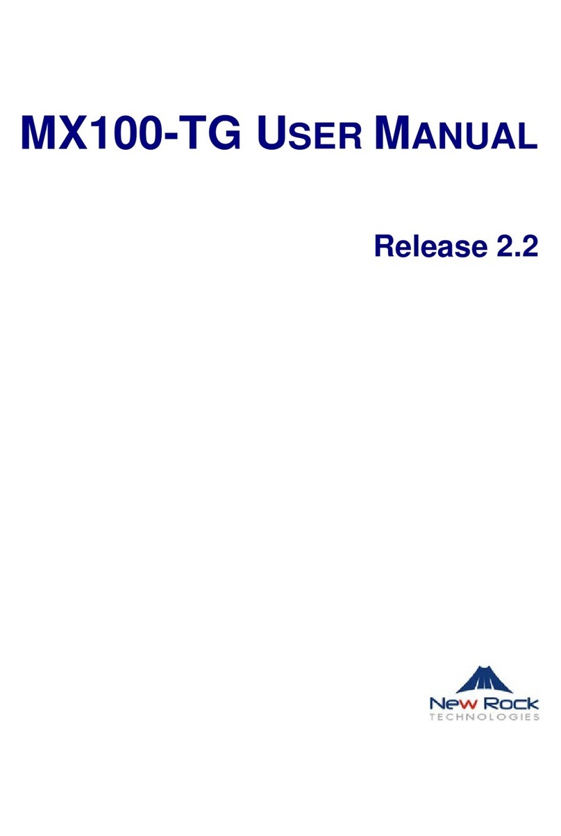 New Rock Technologies MX100-TG user manual