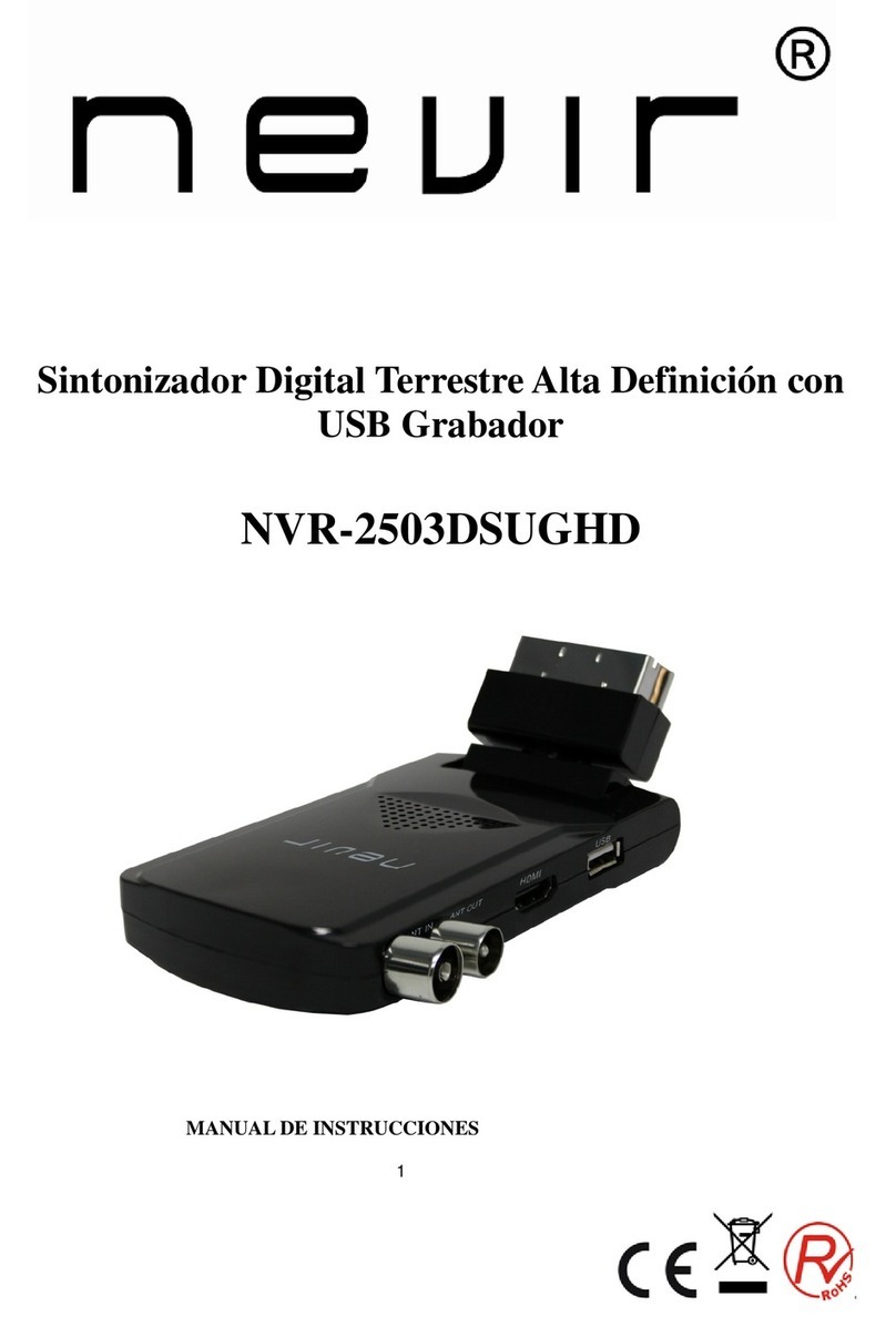 Nevir NVR-2503DSUGHD User manual