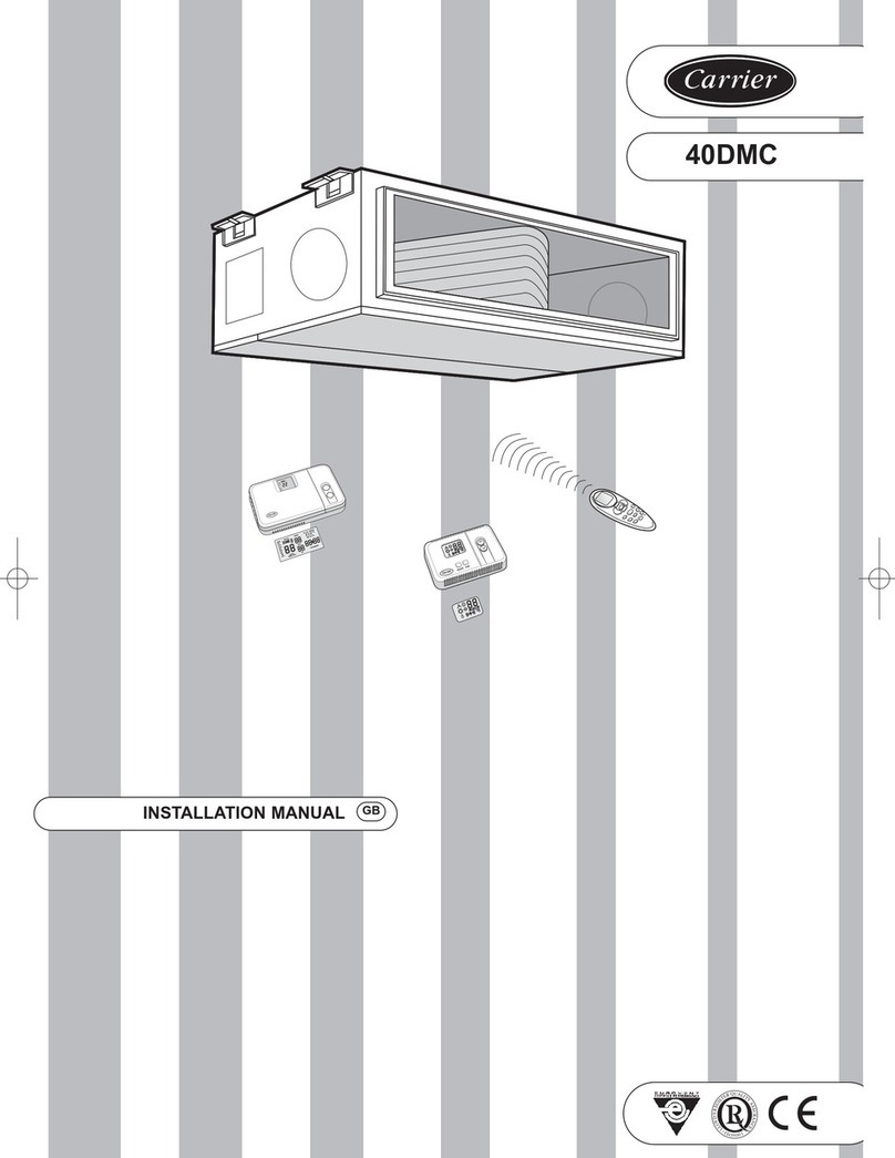 Carrier 40DMC User manual