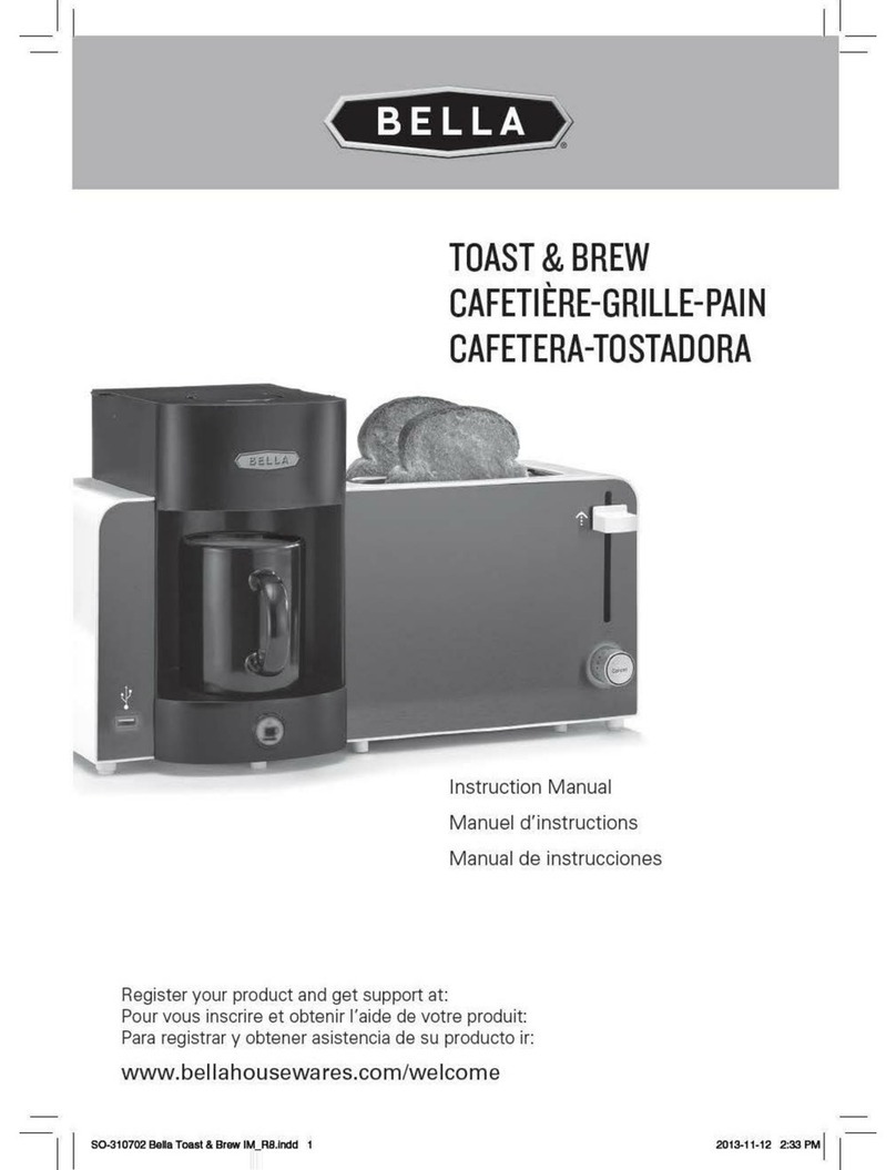 Bella Toast & Brew instruction manual