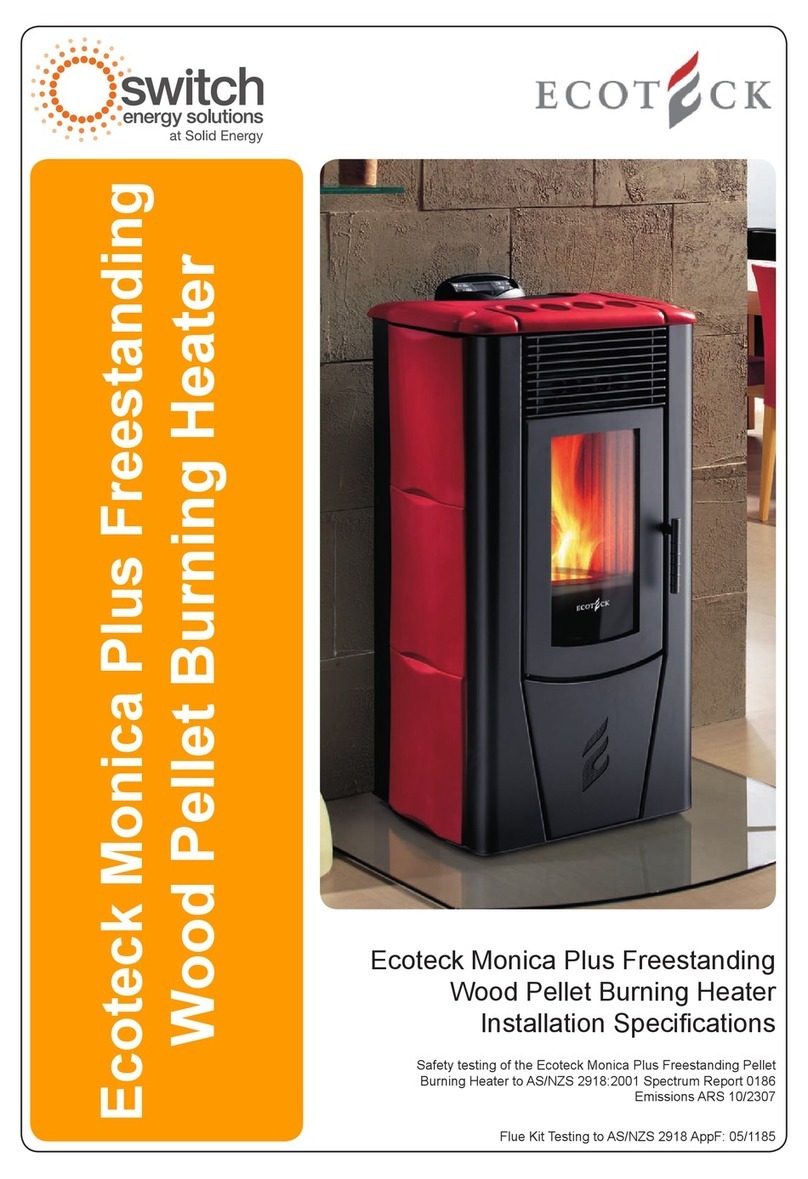 ecoteck Monica Plus Freestanding User manual
