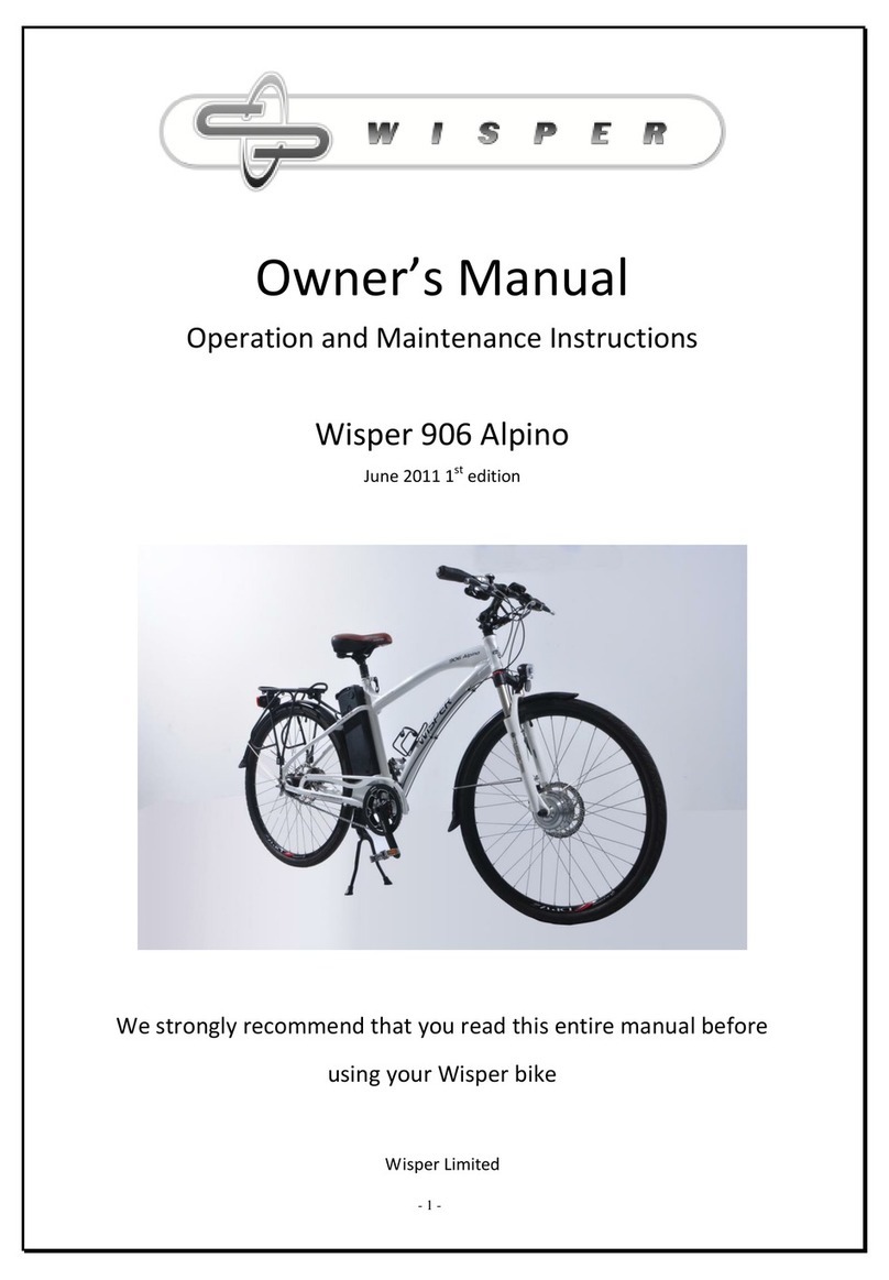 Wisper 906 Alpino owner's manual