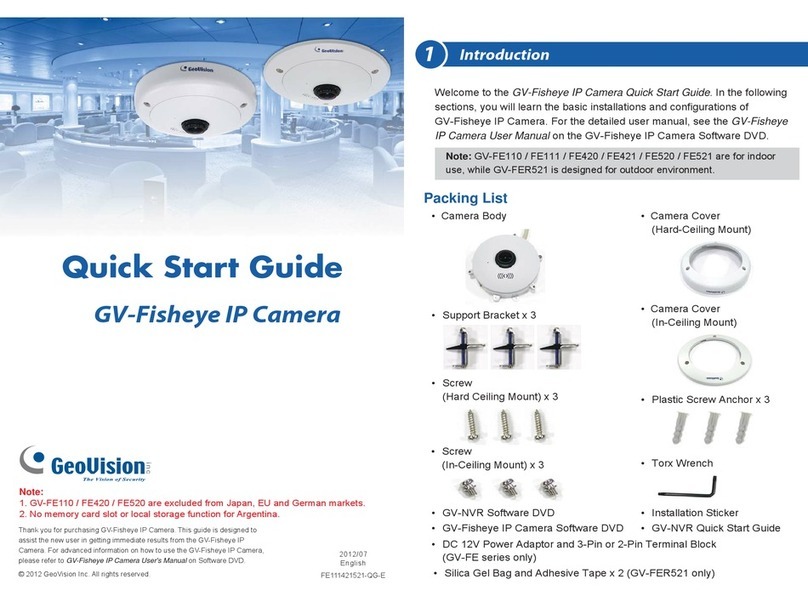 GeoVision GV-Fisheye User manual