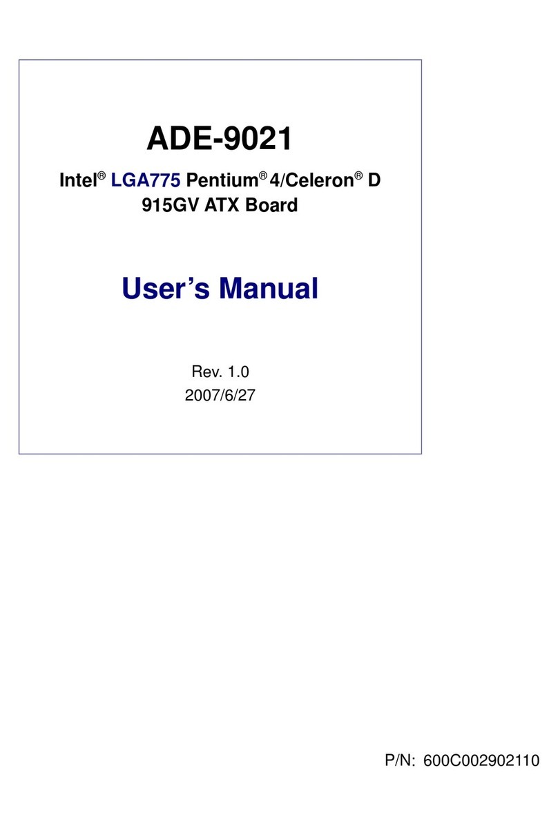 Industrial Computers ADE-9021 user manual