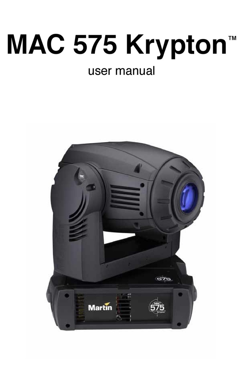 Martin MAC 575 Krypton user manual