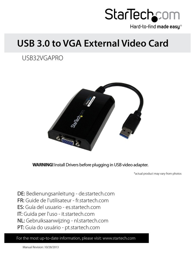 StarTech.com USB32VGAPRO user guide
