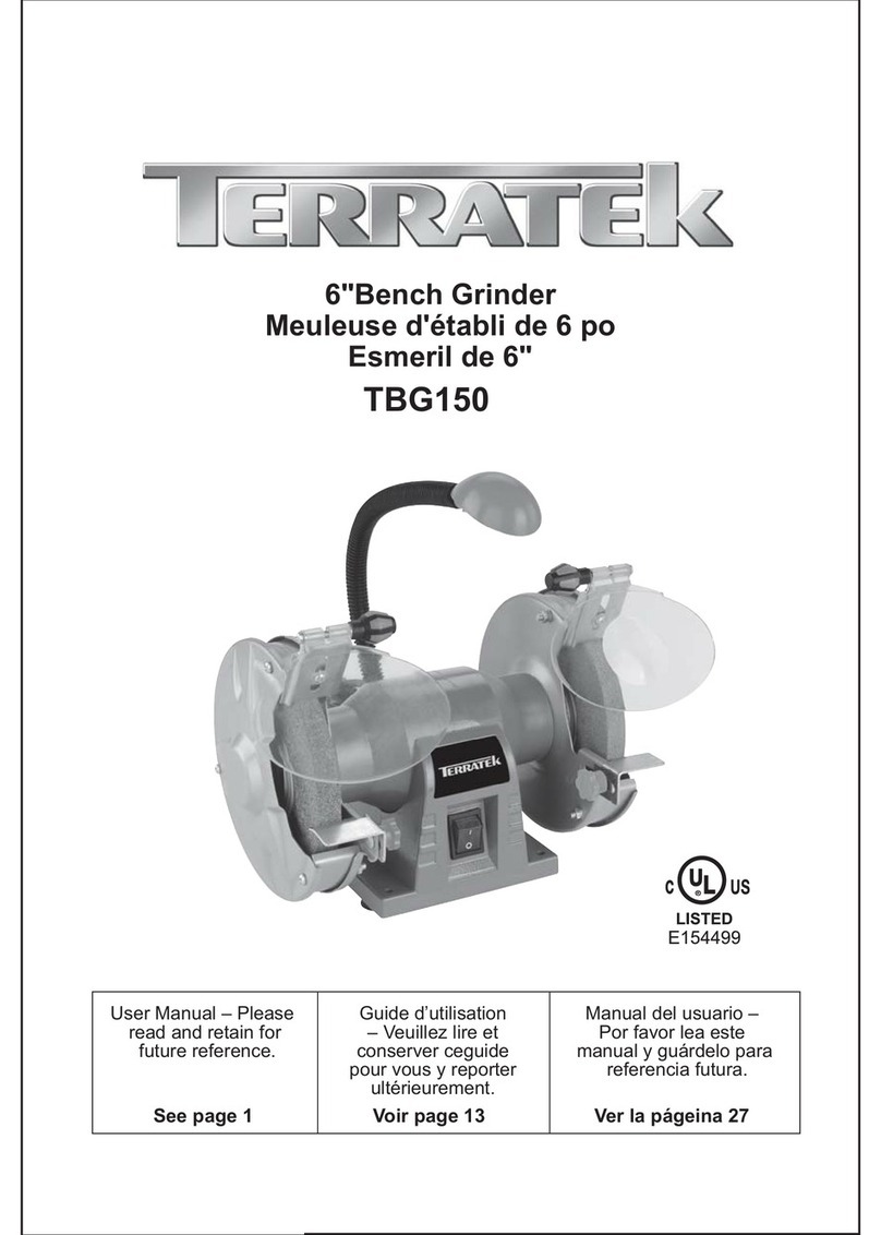 Terratek TBG150 user manual