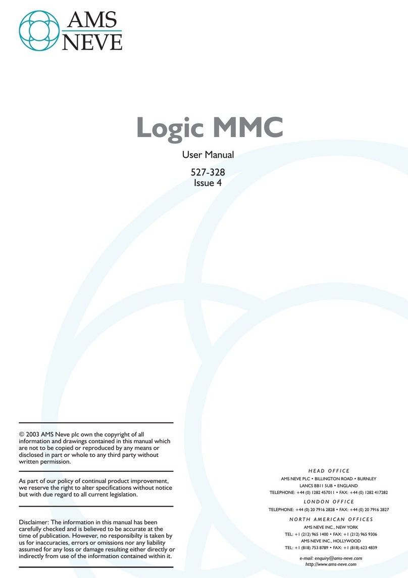 AMS Neve Logic MMC User manual
