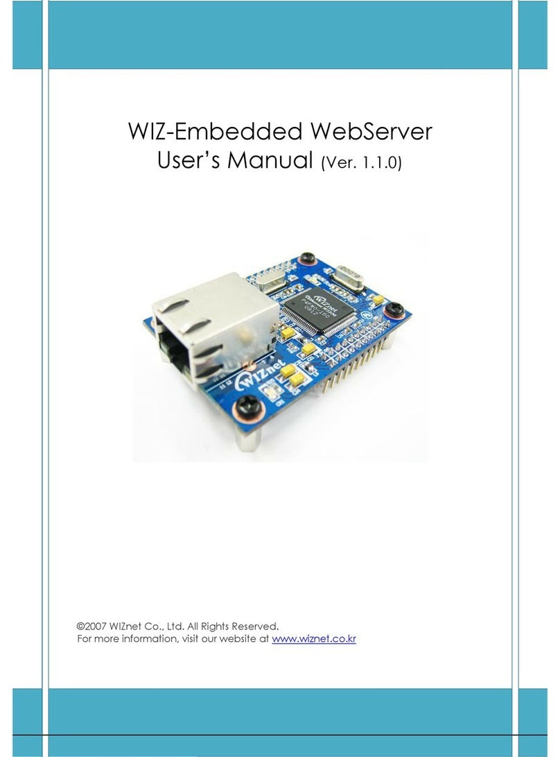 Wiznet WIZ-Embedded WebServer user manual