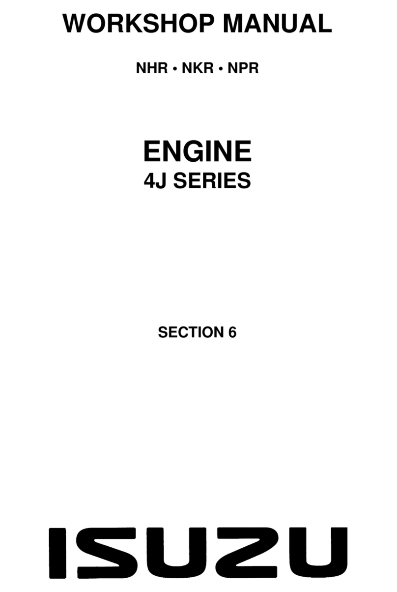 Isuzu NPR 4J Series Instruction manual
