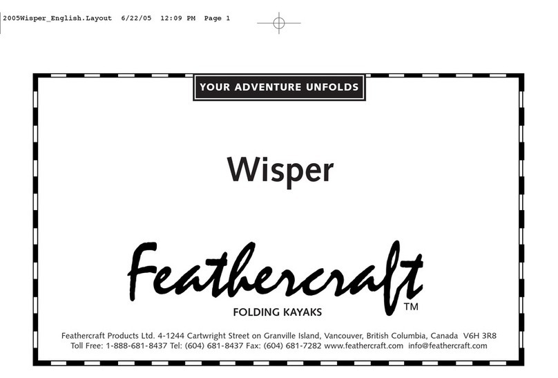 Feathercraft Wisper User manual