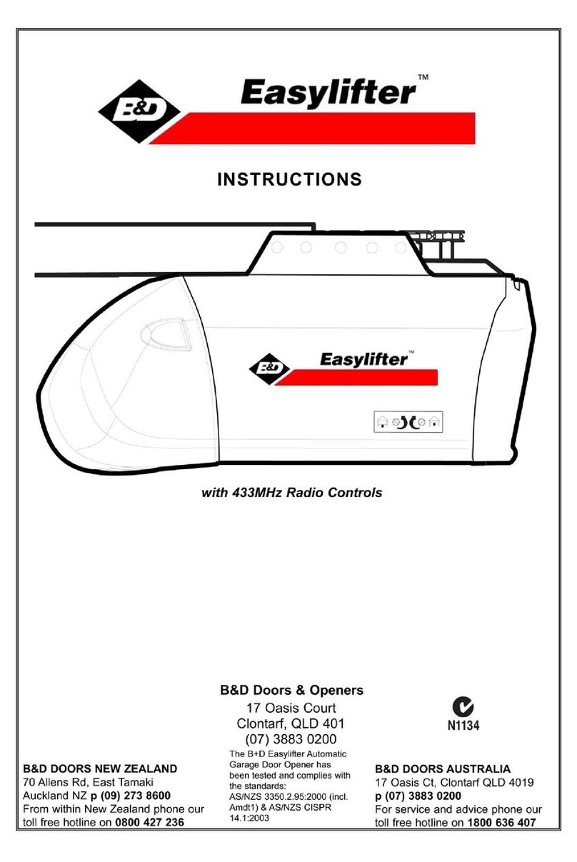 B&D Easylifter User manual