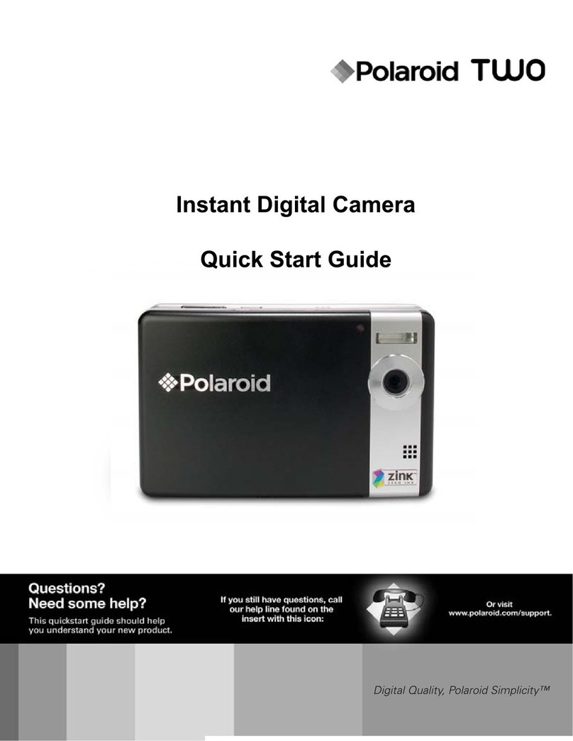 Polaroid Instant Digital Camera User manual Polaroid Instant Digital Camera User manual