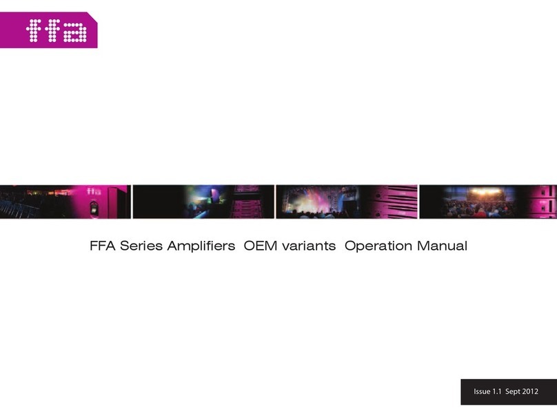 FFA FFA-4004 Operation manual