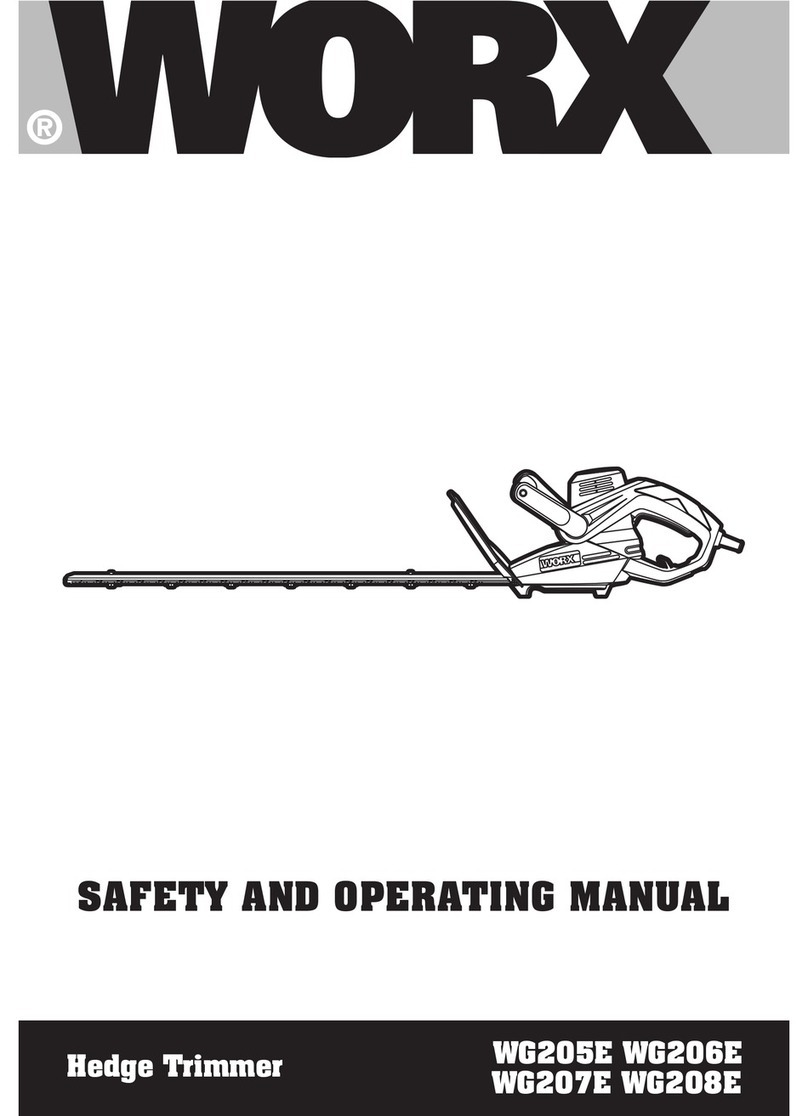 Worx WG205E Installation manual