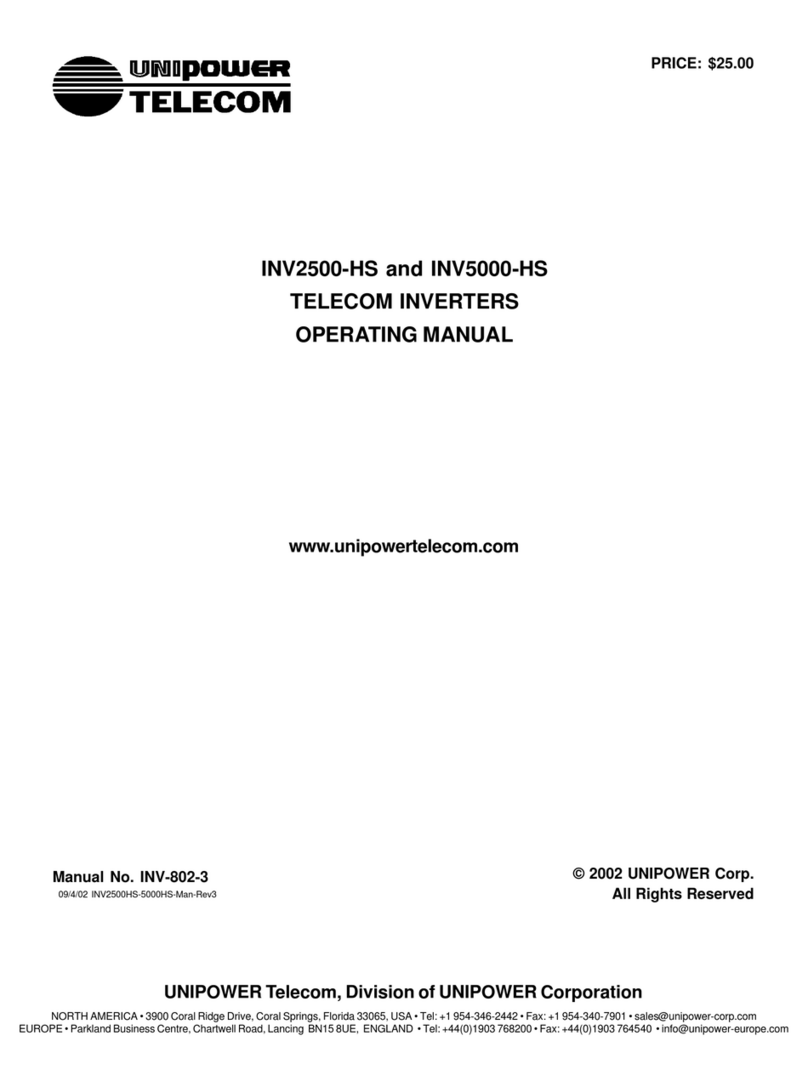 Unipower INV2500-HS User manual