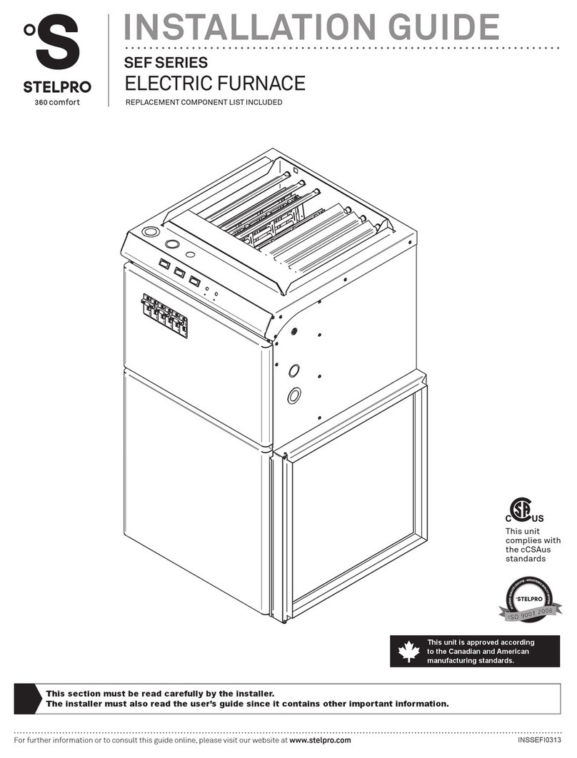 Stelpro ''SEF'' series User manual