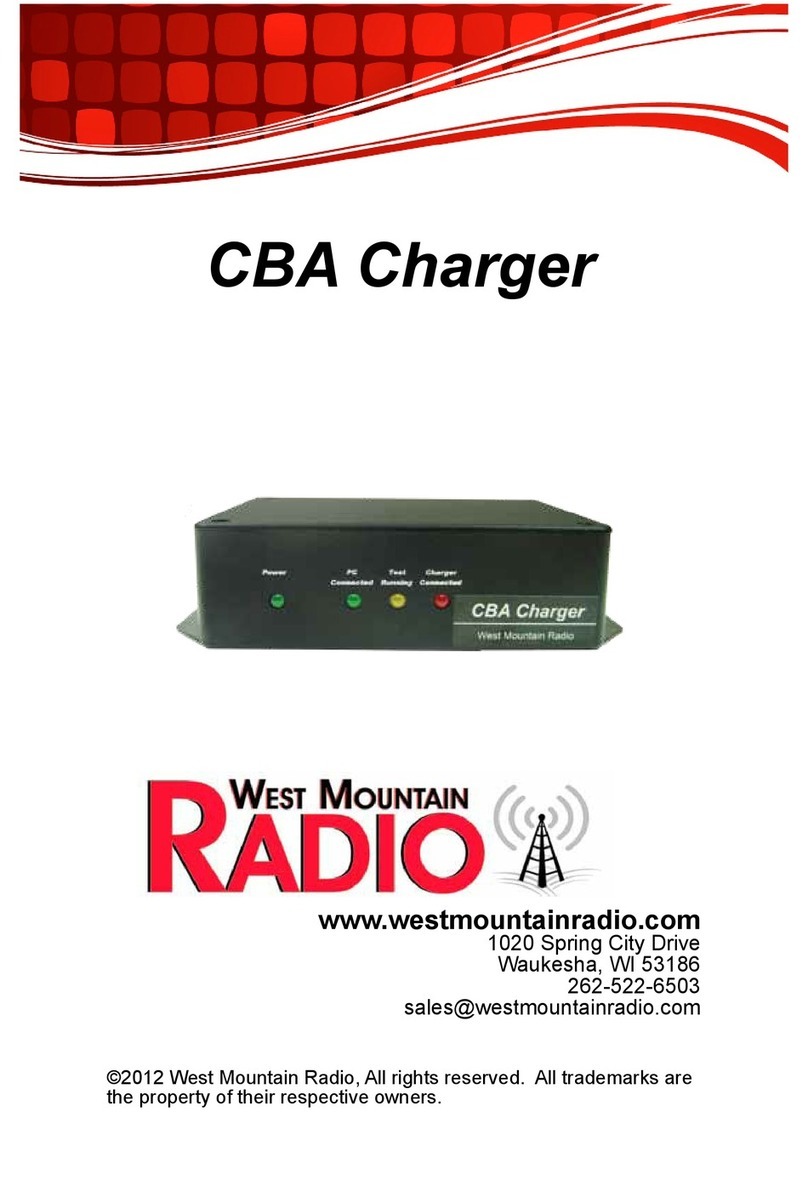 West Mountain Radio CBA Charger operating manual