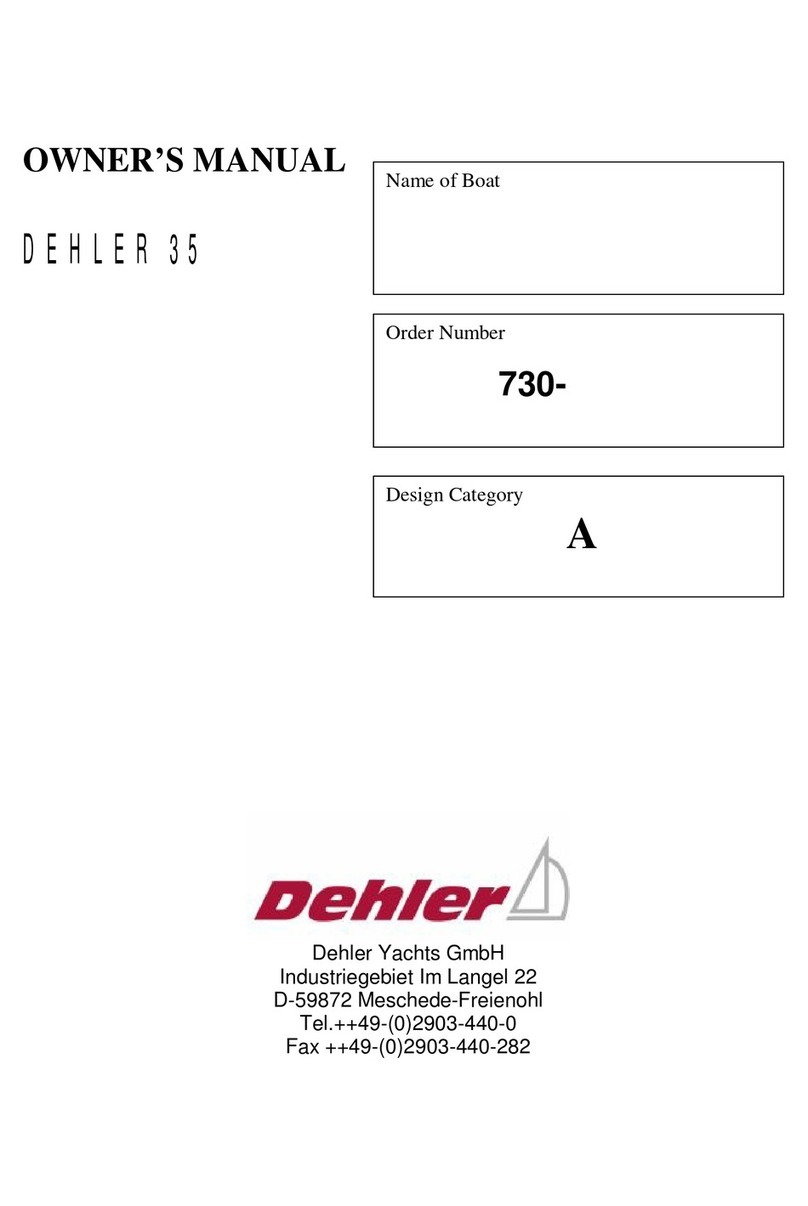 Dehler 35 User manual