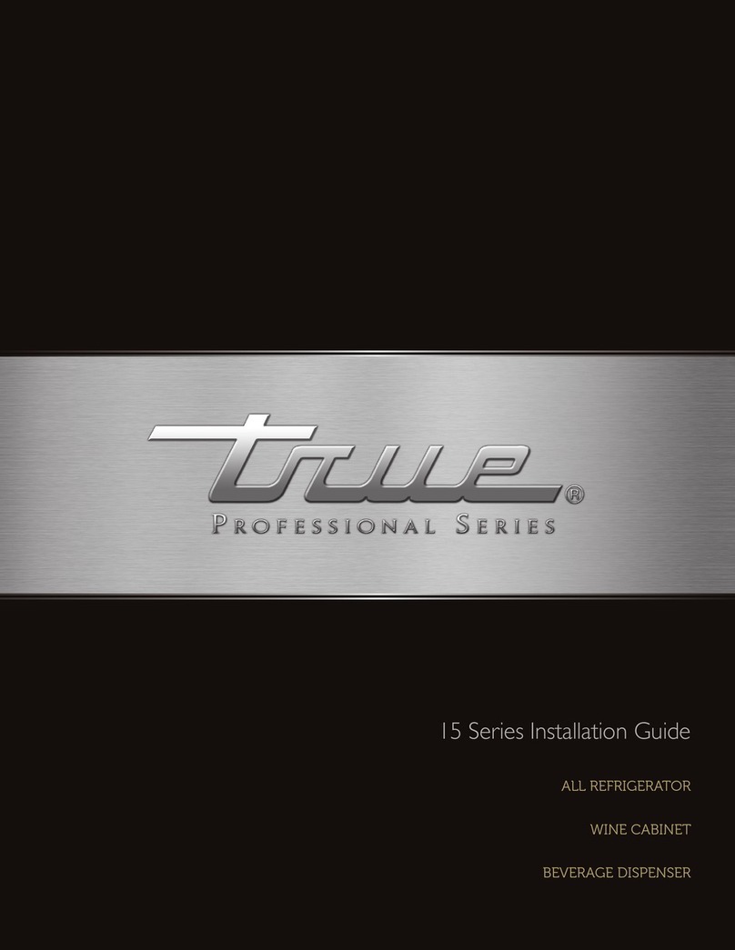 True 15 Series installation guide True 15 Series installation guide