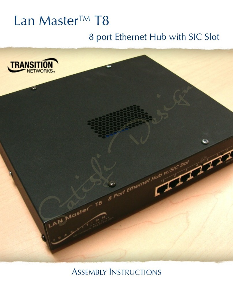 Transition Networks LANMaster T8 User manual