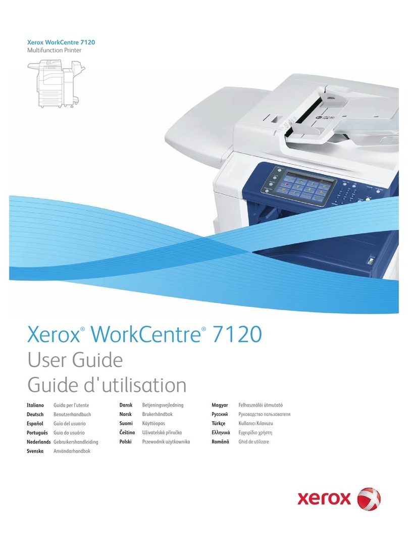 Xerox WORKCENTRE 7120 User manual