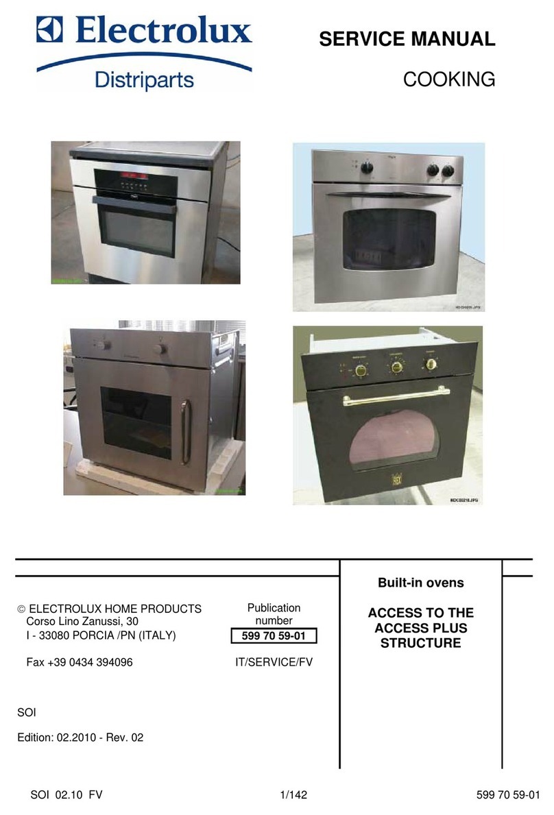 Electrolux Built-in ovens Service manual