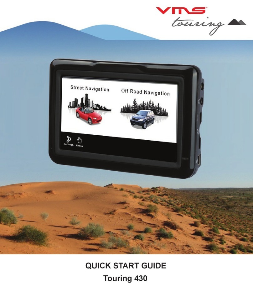 VMS Touring 430 quick start guide