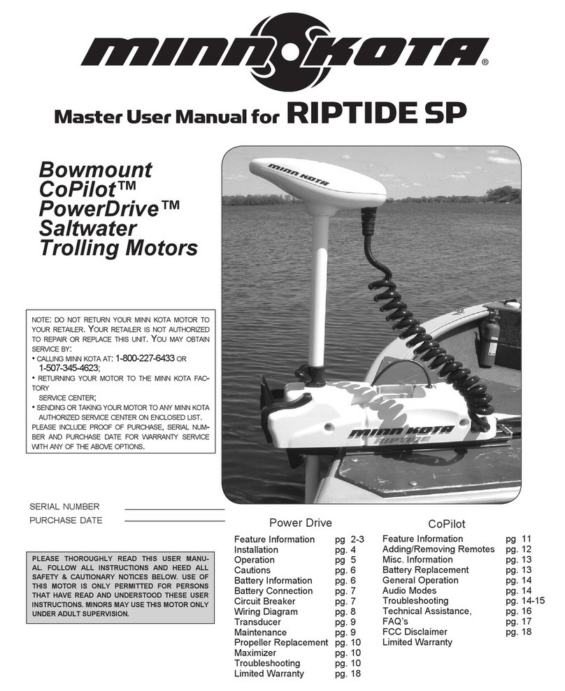 MINN KOTA Riotide SP user manual