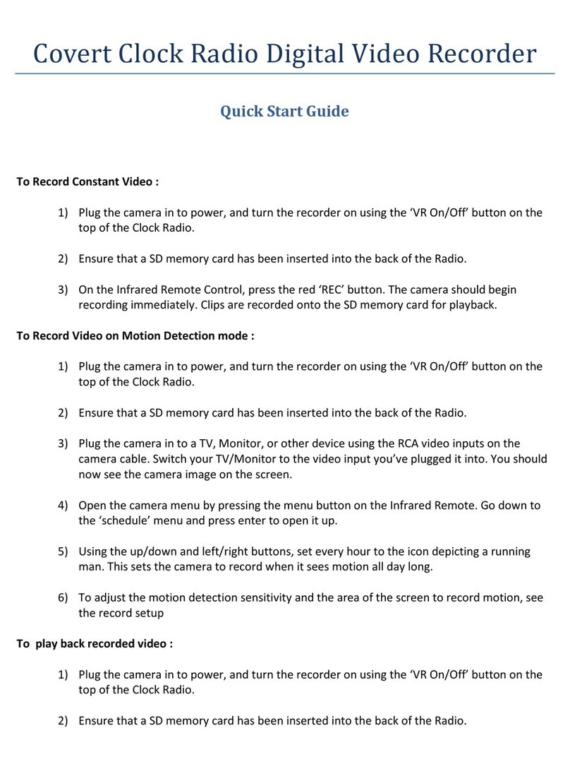 Covert EZ-CLOCKDV user manual