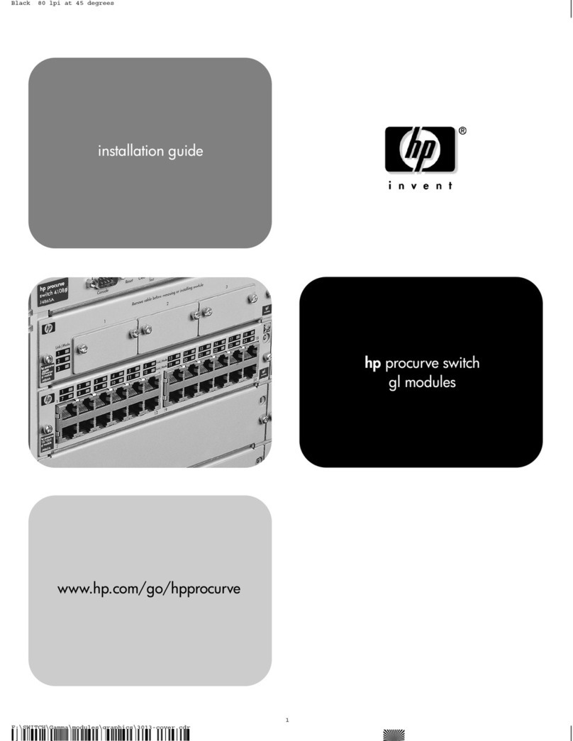 HP ProCurve 1600M User manual HP ProCurve 1600M User manual