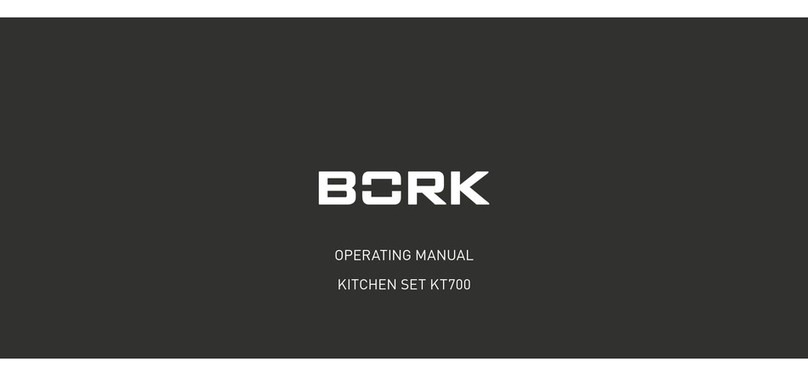 BORK KT700 operating manual