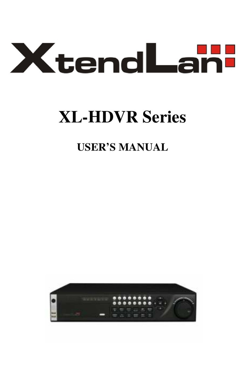 XtendLan XL-HDVR series User manual