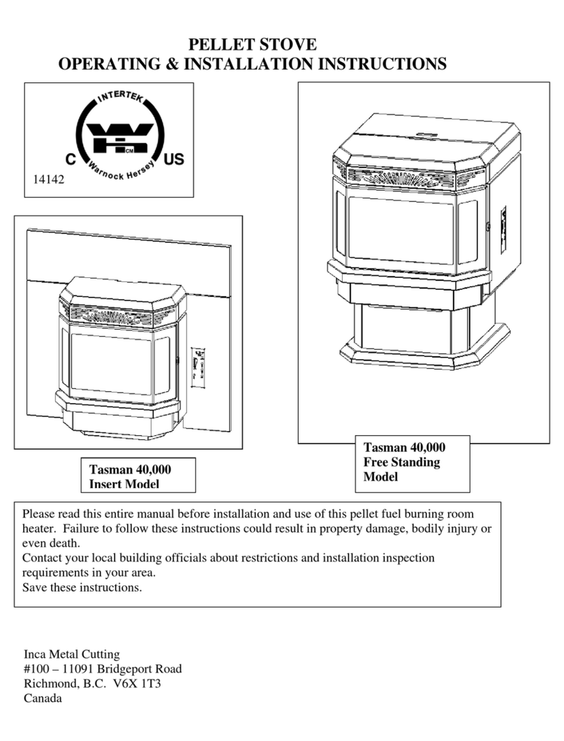 Intertek Tasman 40000 insert Operating & installation instructions Intertek Tasman 40000 insert Operating & installation instructions