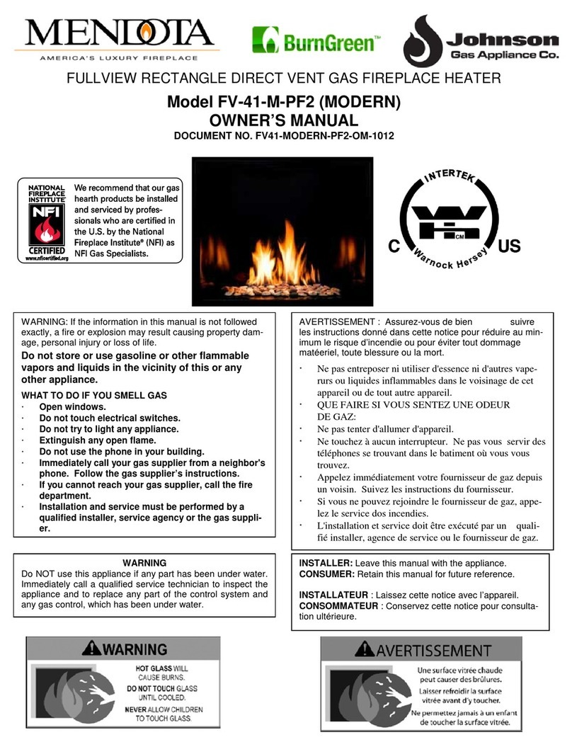 Mendota FV-41-M-PF2 MODERN User manual