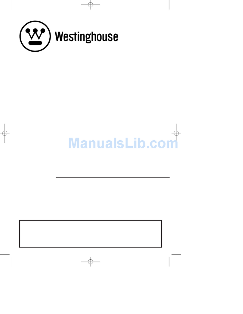 Westinghouse W-204 User manual