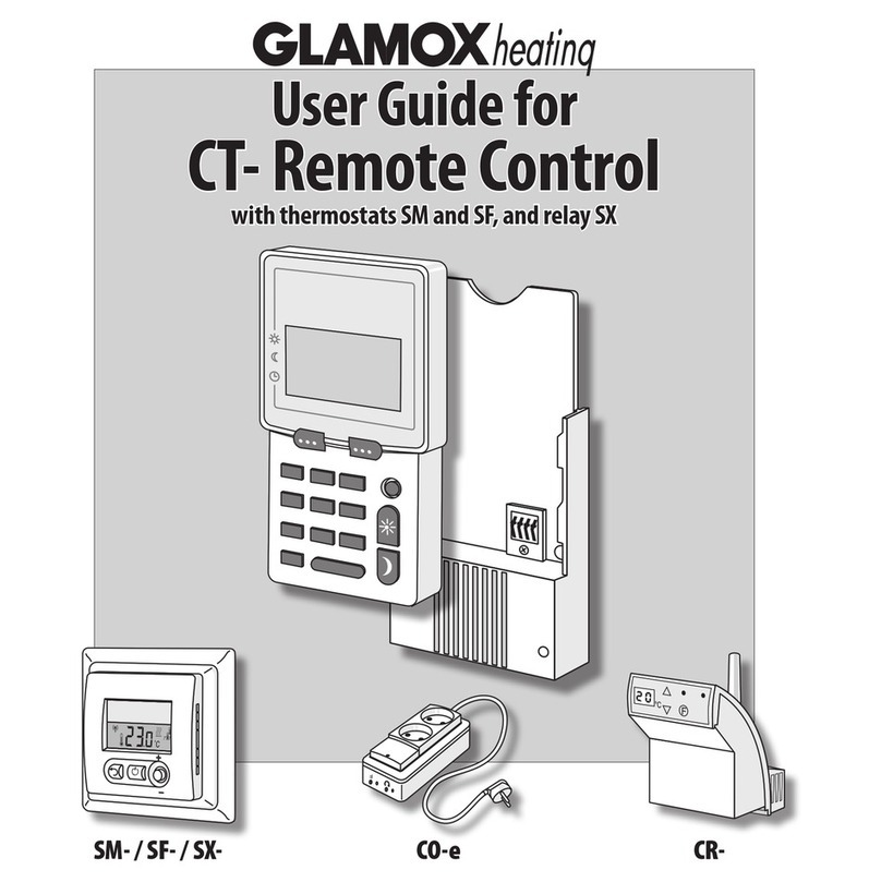 Glamox CT- Remote Control User manual