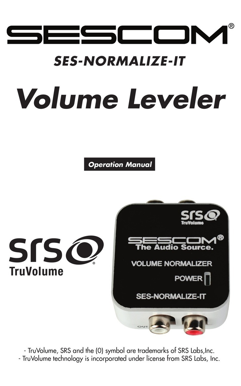 sescom SES-NORMALIZE-IT Operation manual