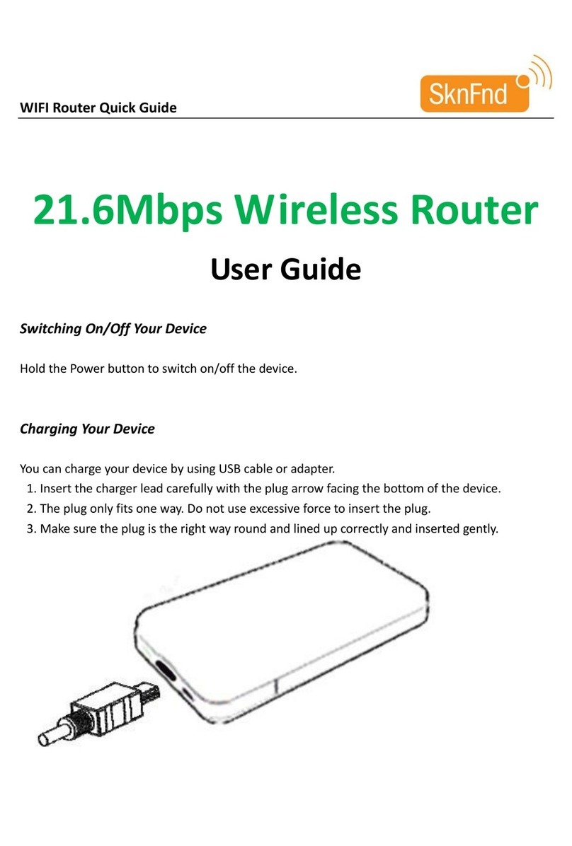 SknFnd 21.6Mbps Wireless Router user guide