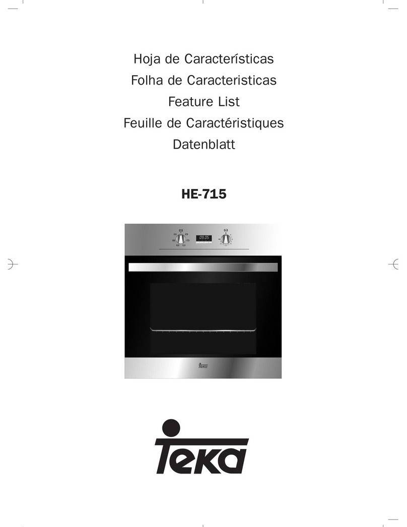 Teka HE-715 Features list