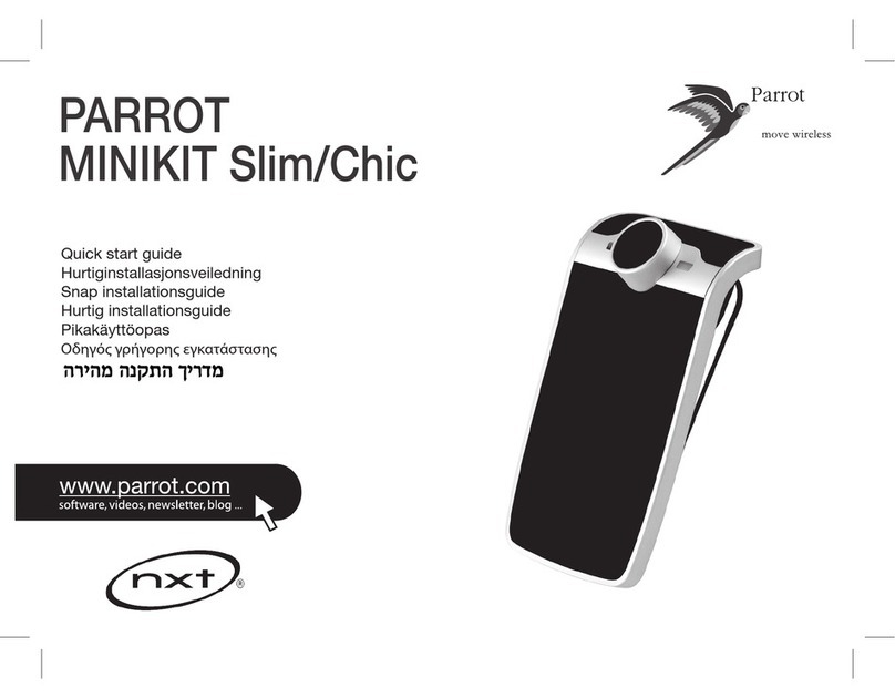 Parrot Minikt Slim quick start guide